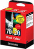 Pack Tinteiros Lexmark 70+20